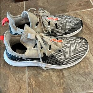 Nike Beige and Black Running Shoes